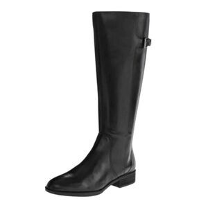 SAM EDELMAN Patton Black Leather Riding Boot Size 7.5M